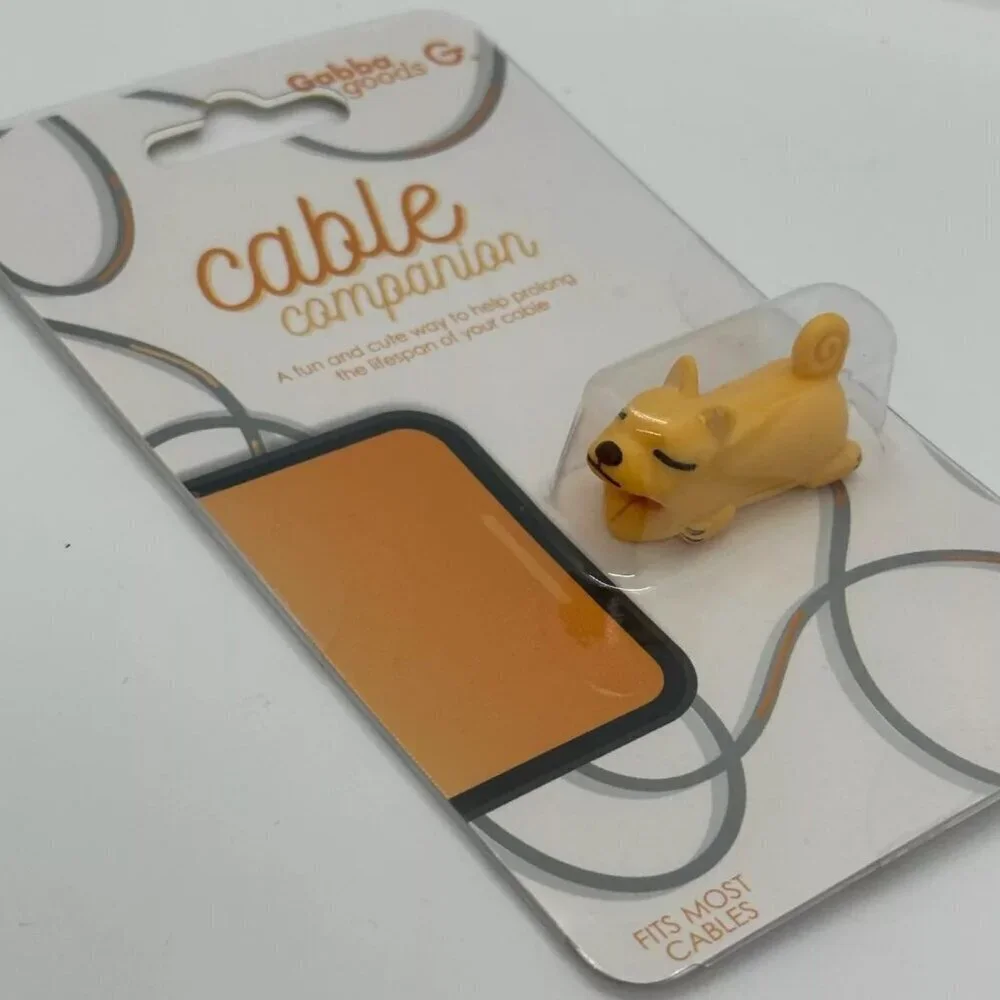 Gabba Goods Cable Companion Yellow Cat (Fit Most Cables)